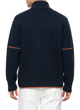 Back View - Click To Enlarge - GUEST IN RESIDENCE - Louis Funnel-Neck Fleece Jacket