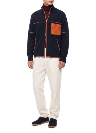 Figure View - Click To Enlarge - GUEST IN RESIDENCE - Louis Funnel-Neck Fleece Jacket