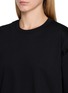 Detail View - Click To Enlarge - EQUIL - Scarf Accent Cotton Knit T-Shirt