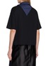 Back View - Click To Enlarge - EQUIL - Scarf Accent Cotton Knit T-Shirt