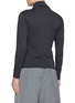 Back View - Click To Enlarge - BEAUTIFUL PEOPLE - Cotton Bowtie Turtleneck Top
