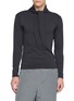 BEAUTIFUL PEOPLE Cotton Bowtie Turtleneck Top