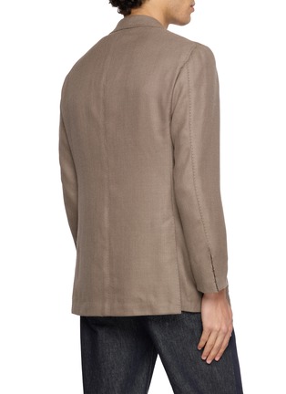 Back View - Click To Enlarge - RING JACKET - Balloon Wool Blazer Jacket