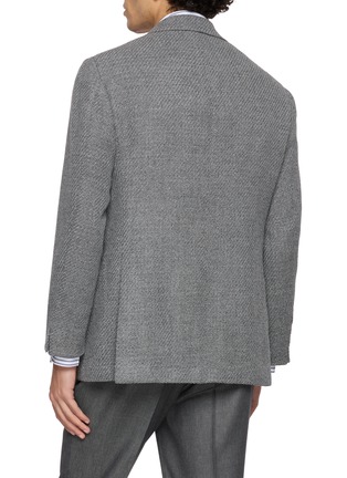 Back View - Click To Enlarge - RING JACKET - Balloon Roving Kersey Blazer Jacket