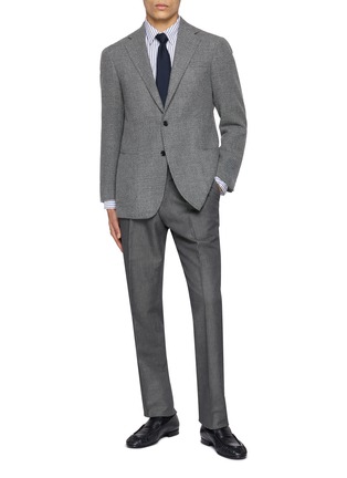 Figure View - Click To Enlarge - RING JACKET - Balloon Roving Kersey Blazer Jacket