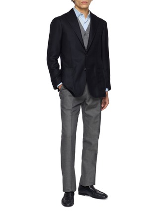 Figure View - Click To Enlarge - RING JACKET - Balloon Wool Blazer Jacket