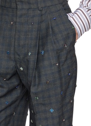  - DRIES VAN NOTEN - Embroidered Wide-Leg Trousers
