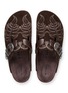 Detail View - Click To Enlarge - BIRKENSTOCK 1774 - x ETRO Embroidered Suede Boston Clogs