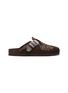 BIRKENSTOCK 1774 x ETRO Embroidered Suede Boston Clogs