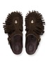 Detail View - Click To Enlarge - BIRKENSTOCK 1774 - x ETRO Suede Fringes Gizeh Sandals