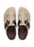 Detail View - Click To Enlarge - BIRKENSTOCK 1774 - x ETRO Embroidered Suede Boston Clogs
