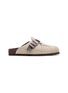 BIRKENSTOCK 1774 x ETRO Embroidered Suede Boston Clogs