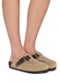 Figure View - Click To Enlarge - BIRKENSTOCK 1774 - x ETRO Embroidered Suede Boston Clogs