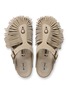 Detail View - Click To Enlarge - BIRKENSTOCK 1774 - x ETRO Suede Fringes Gizeh Sandals