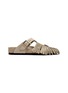 BIRKENSTOCK 1774 x ETRO Suede Fringes Gizeh Sandals