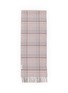 Detail View - Click To Enlarge - PIACENZA 1733 - Cashmere Checkered Bicolor Scarf