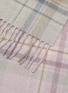 Detail View - Click To Enlarge - PIACENZA 1733 - Cashmere Checkered Bicolor Scarf