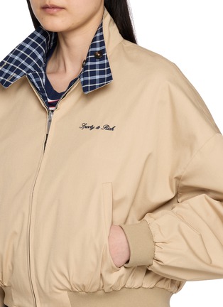  - SPORTY & RICH - Brighton Reversible Signature Logo Jacket
