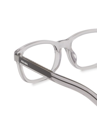Detail View - Click To Enlarge - PRADA - Acetate Square Optical Glasses