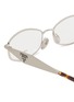 Detail View - Click To Enlarge - PRADA - Metal Rectangular Optical Glasses