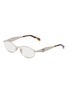 Main View - Click To Enlarge - PRADA - Metal Rectangular Optical Glasses