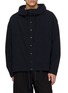 THE VIRIDI-ANNE Hooded Button Up Shirt