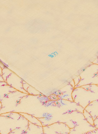 Detail View - Click To Enlarge - LANE'S - Embroidered Pashmina Shawl