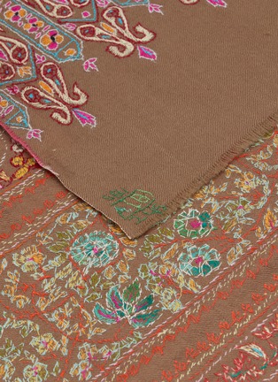 Detail View - Click To Enlarge - LANE'S - Jama Embroidered Pashmina Shawl
