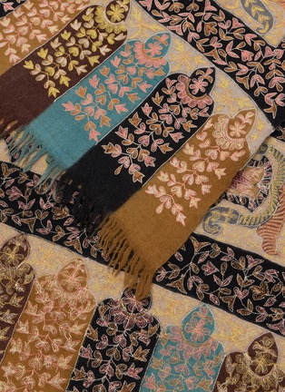 Detail View - Click To Enlarge - LANE'S - Jama Silk Threads Embroidered Pashmina Shawl