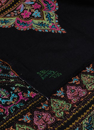 Detail View - Click To Enlarge - LANE'S - Jama Embroidered Pashmina Shawl