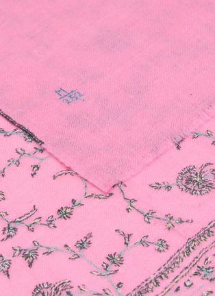 Detail View - Click To Enlarge - LANE'S - Jama Embroidered Pashmina Shawl