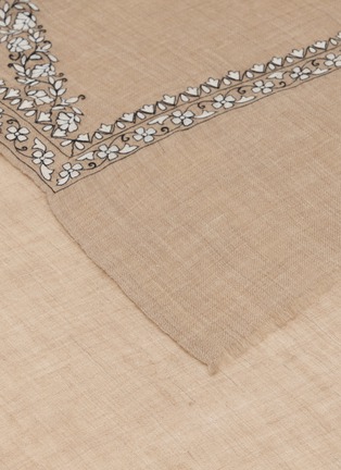 Detail View - Click To Enlarge - LANE'S - Jama Embroidered Pashmina Shawl