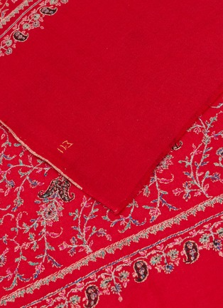 Detail View - Click To Enlarge - LANE'S - Jama Embroidered Pashmina Shawl