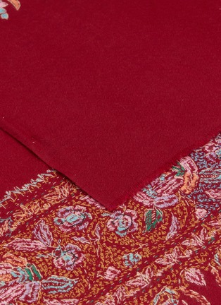 Detail View - Click To Enlarge - LANE'S - Jama Embroidered Pashmina Shawl
