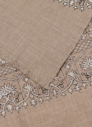 Detail View - Click To Enlarge - LANE'S - Jama Embroidered Pashmina Shawl