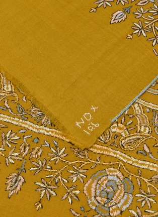 Detail View - Click To Enlarge - LANE'S - Jama Embroidered Pashmina Shawl