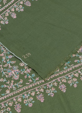 Detail View - Click To Enlarge - LANE'S - Jama Embroidered Pashmina Shawl