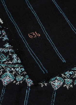 Detail View - Click To Enlarge - LANE'S - Jama Embroidered Pashmina Shawl