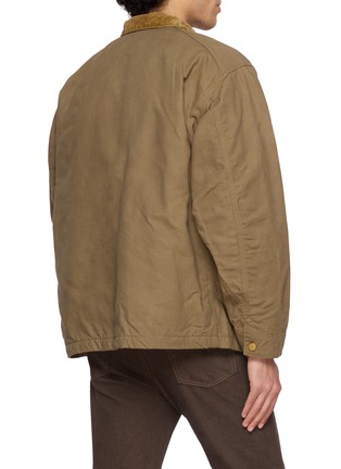 Back View - Click To Enlarge - EDWIN - Corduroy Collar Shirt