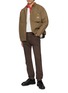 Figure View - Click To Enlarge - EDWIN - Garment Dyed Slim Medium Wash Jeans