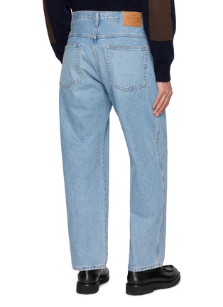 Back View - Click To Enlarge - EDWIN - Angled Pocket Light Wash Jeans