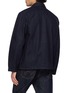 Back View - Click To Enlarge - EDWIN - Tailored Dark Wash Denim Work Jacket
