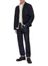Figure View - Click To Enlarge - EDWIN - Tailored Dark Wash Denim Work Jacket