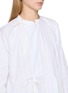  - MS MIN - Tie Front Pleated Top