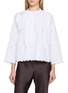 MS MIN Tie Front Pleated Top