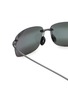 Detail View - Click To Enlarge - MAUI JIM - Hema Polarized Rectangular Sunglasses