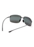 Figure View - Click To Enlarge - MAUI JIM - Hema Polarized Rectangular Sunglasses
