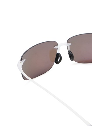 Detail View - Click To Enlarge - MAUI JIM - Hema Polarized Rectangular Sunglasses
