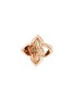 Detail View - Click To Enlarge - ROBERTO COIN - Venetian Princess 18K Rose Gold Diamond Chrysoprase Ruby Ring — EU 53