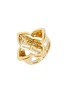Detail View - Click To Enlarge - ROBERTO COIN - Venetian Princess 18K Rose Gold Diamond Mother Of Pearl Ruby Ring — EU 52